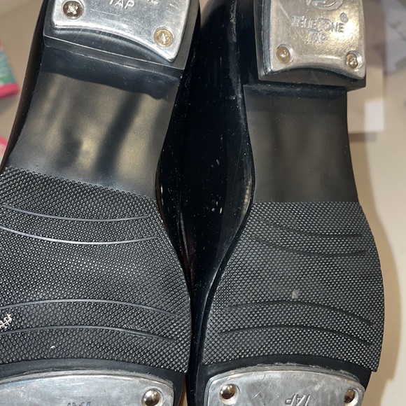 Capezio Girls Black Tap Shoes Size 11 - Picture 4 of 4